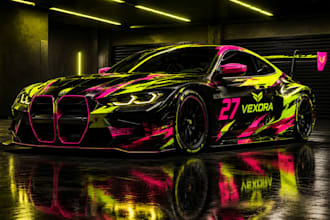design custom iracing livery, sim racing livery and car paint scheme
