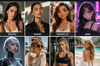 create a custom realistic ai avatar or character