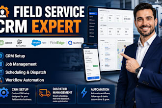 setup jobber servicetitan salesforce fsm fieldedge quoteiq field CRM