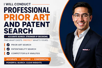 conduct professional prior art and patent search