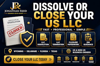 dissolve or close your US llc properly and professionally