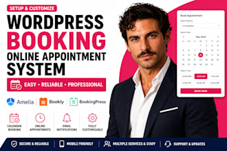 set up wordpress booking online appointment system