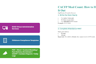 childcare compliance and cacfp forms