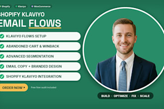 build klaviyo flows for shopify stores and email marketing klaviyo email flows