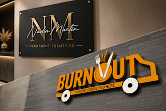 design office signage, indoor sign, banner and signboard design