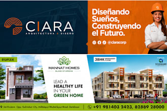 design construction hoarding, outdoor development site signage and billboard