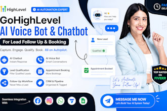 set up gohighlevel ai voice bot and chatbot for lead follow up