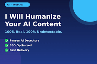 humanize your ai content so it sounds hundred percent real and undetectable