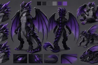 custom furry reference sheet furry ref sheet furry oc fursona character design