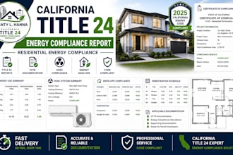 prepare a california title 24 energy compliance report