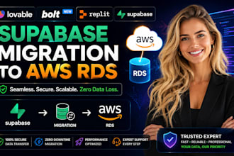 lovable supabase migration bolt new to aws replit supabase to aws rds migration