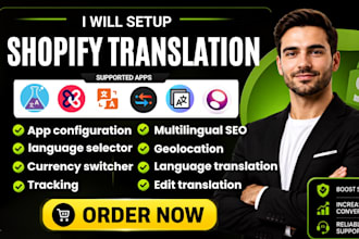 setup shopify translation transcy langwill langshop tlab transtore orbe selecty