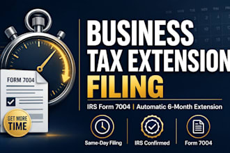 do USA small business tax extension and irs form 7004 filing form 4686  sfop