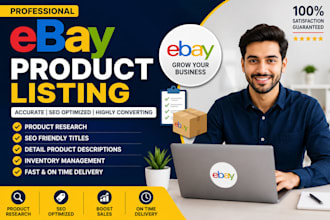 do professional ebay product listing and optimization