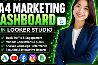 be your expert for looker studio , data analytics visualization