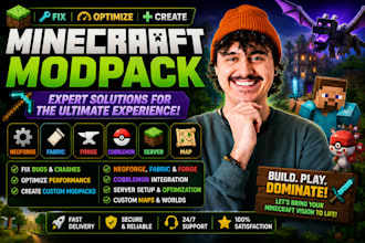 fix optimize create minecraft modpack neoforge fabric forge cobblemon server map