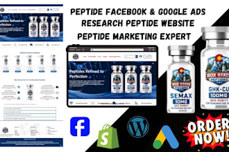 solve peptide ads issues peptide website peptide marketing peptide facebook ads