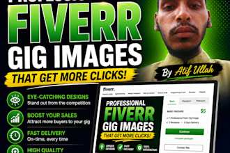 design professional fiverr gig images and thumbnails