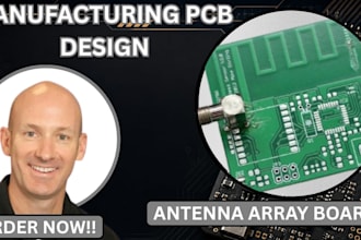 review and redesign pcb, battery powered and antenna boards
