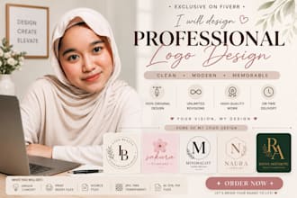 design a profesional custom logo