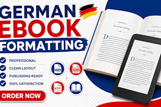 format german ebook, kindle, epub, KDP and paperback
