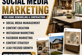 do social media marketing for home remodeling and contractor business