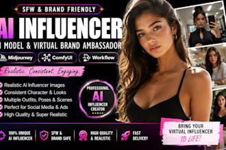 create sfw ai influencer ai model sdxl comfyui inpainting workflow lora training