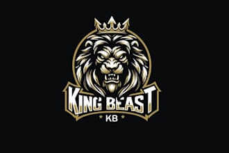 design king beast music tv sports production company logo