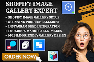setup shopify image gallery lookfy lookbook xo gallery instafeed socialwidget