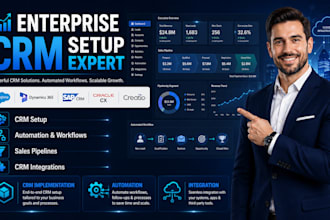 setup salesforce dynamics 365 sap CRM oracle cx creatio enterprise CRM