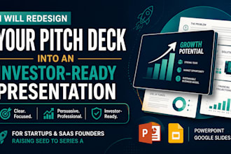 redesign your pitch deck into an investor ready presentation