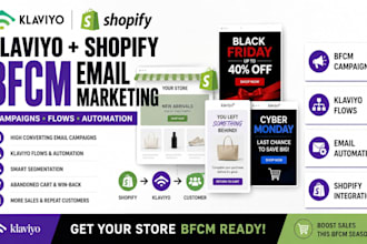 setup klaviyo shopify email marketing bfcm campaigns klaviyo flows automation
