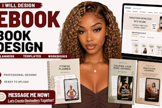 design a professional canva ebook, workbook or lead magnet and pdf ebook design