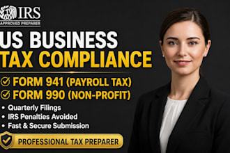 file payroll tax form 941 form 990 business tax return compliance