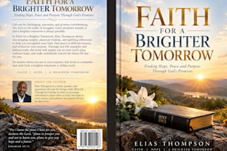 design faith based christian book cover, kindle ebook, KDP paperback cover