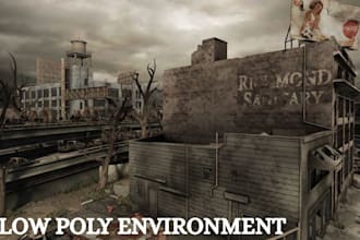 create ps1 psx ps2 n64 low poly environments retro horror maps and worlds