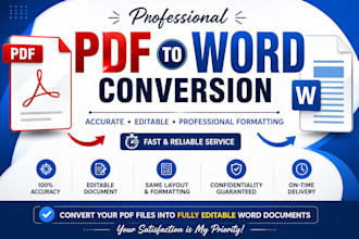 convert PDF to word and format your document
