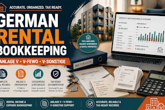 prepare german rental bookkeeping for anlage v v fewo and v sonstige
