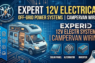 review and troubleshoot your DIY campervan 12v electrical wiring