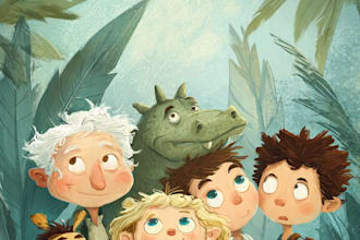 children story children story book illustration children story book illustration