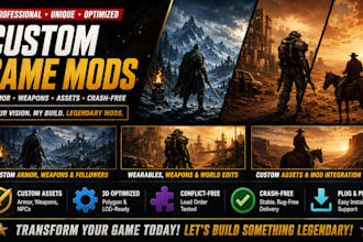 develop modding solutions for skyrim, fallout 4, and red dead redemption 2