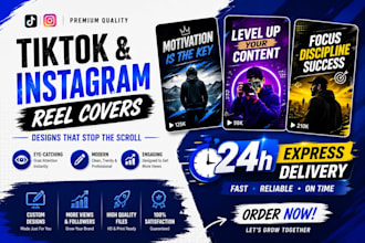 design viral tiktok and instagram reel covers