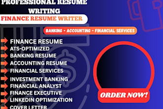an ats finance, banking, accounting resume and CV
