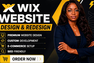 design wix website, wix redesign wix ecommerce, online store and web development