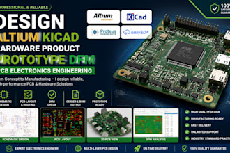 design altium kicad hardware product prototype dfm pcb electronics engineering