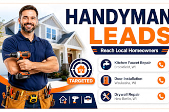 generate handyman leads home improvement handyman service home maintenance leads