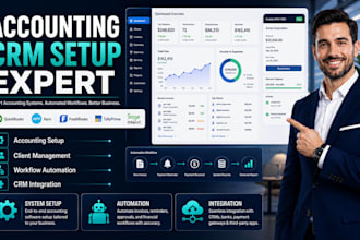 setup quickbooks xero freshbooks tallyprime sage intacct accounting CRM