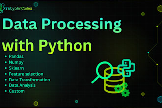 work on your data with pandas or numpy