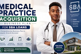 write a medical practice acquisition business plan for sba loans