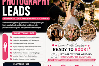 do facebook ads lead generation wedding photography ad wedding videography leads